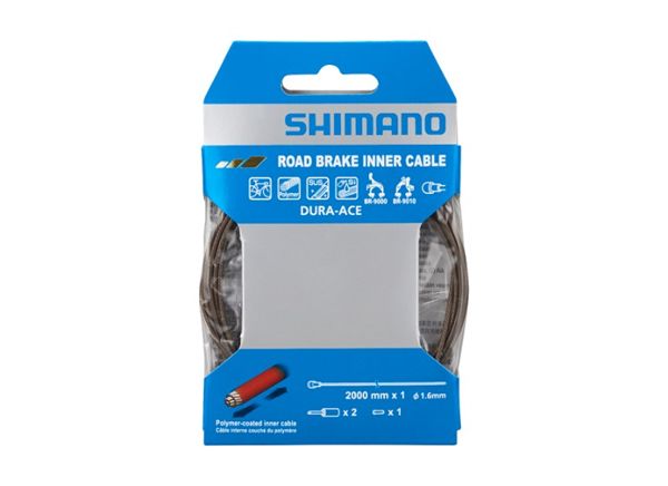 CABLE FRENO SHIMANO CARRETERA POLIMERO DURAACE 1.6X2000 2