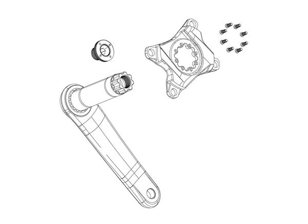 TORNILLO FIJACION BIELA SRAM DUB M18/30 AUTOEXTRAC