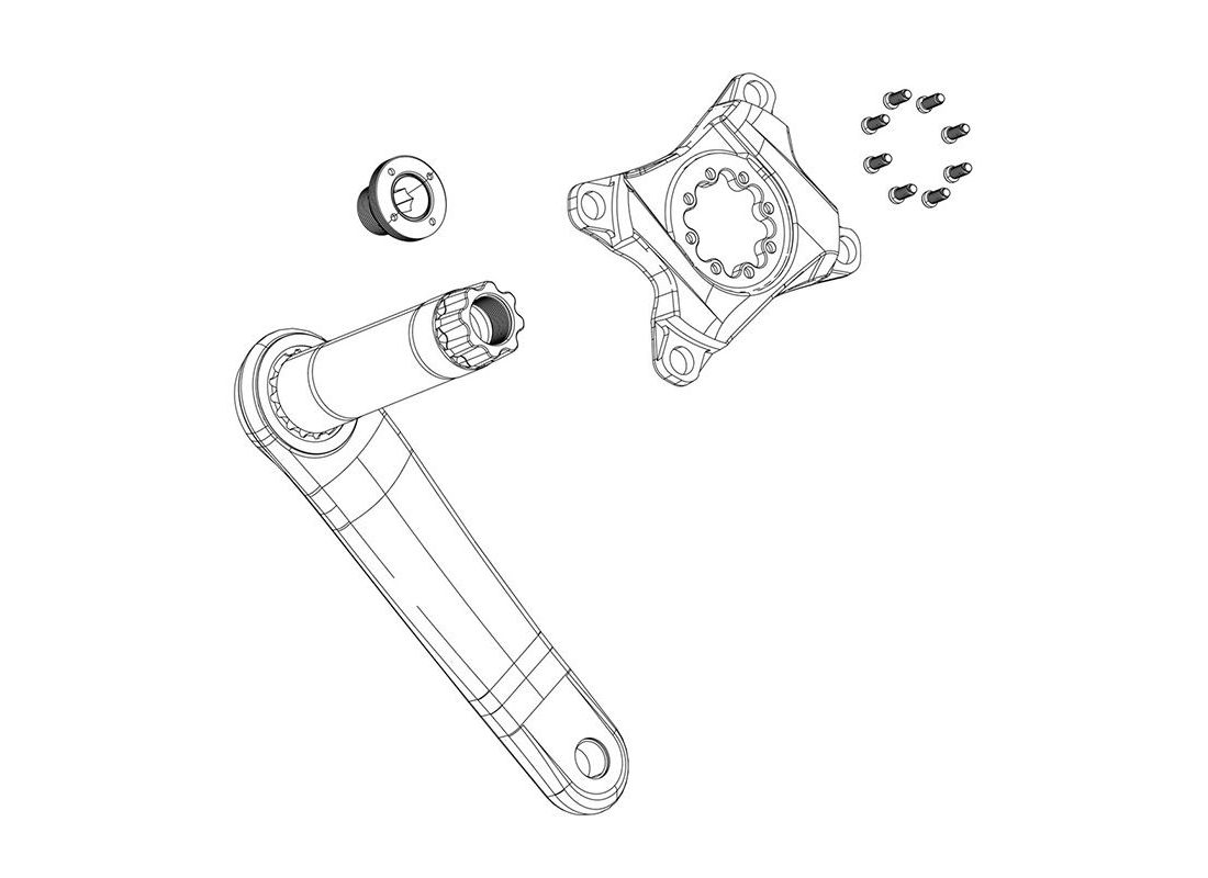TORNILLO FIJACION BIELA SRAM DUB M18/30 AUTOEXTRAC