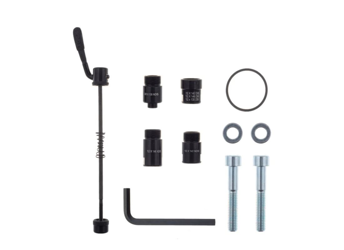 JGO CASQUILLOS EJE RODILLO TAX FLUX S FLUX 2 12MM +TORNILLOS