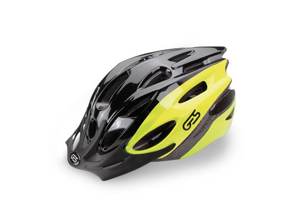 CASCO GES ROCKET FLUOR/NEGRO/BLANCO