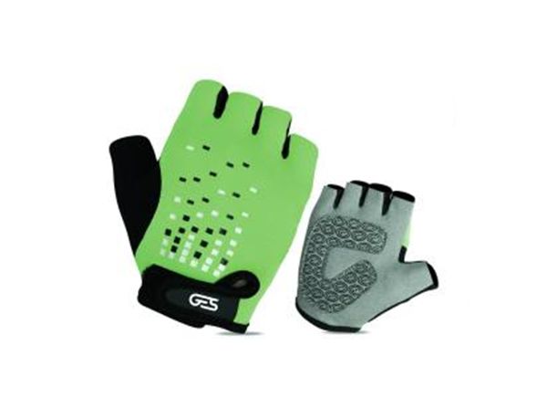 GUANTES GES INFANTIL VERDE/NEGRO