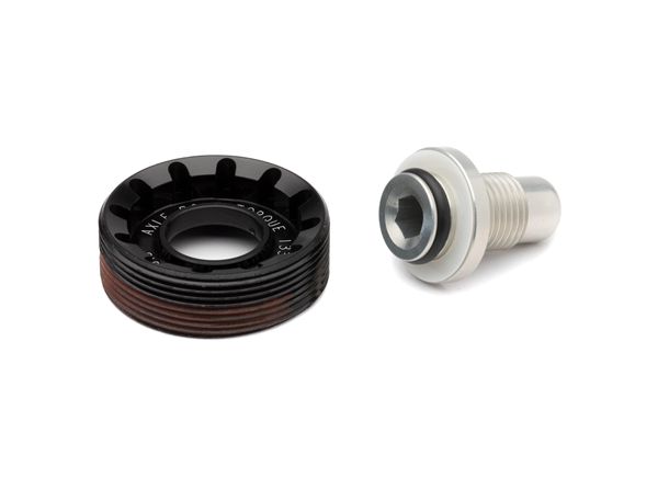 TAPA CON TORNILLO EJE RUEDA LEFTY DELANTERO NEGRO