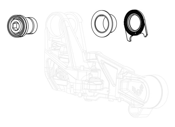 KIT TORNILLOS SRAM FULL MOUNT CAMBIO AXS T-TYPE XX 2