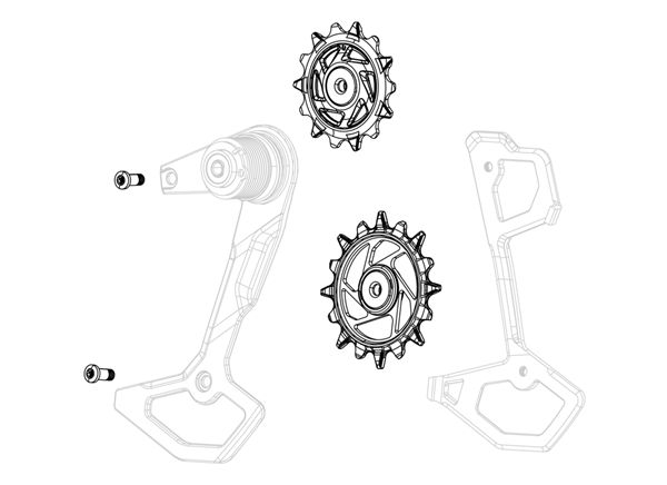 ROLDANAS CAMBIO SRAM EAGLE AXS T-TYPE XX SL