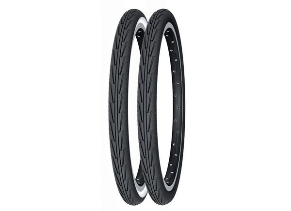 CUBIERTA MICHELIN DIABOLO CITY 24X1-3/8 BLANCO/NEGRO