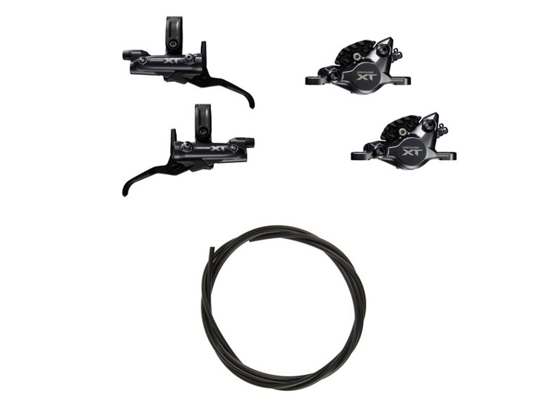FRENO SHIMANO M8200 XT 2 PISTONES KIT+ ACEITE Y PASTILLAS