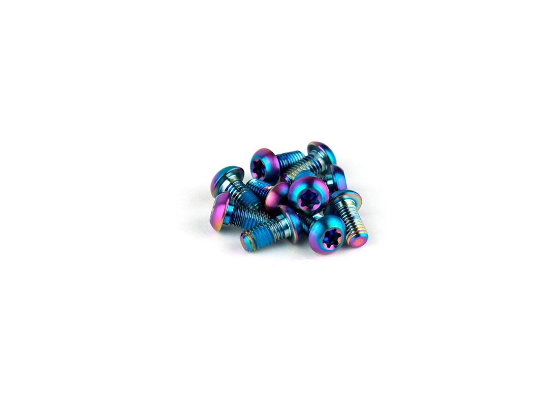 TORNILLOS DISCO FRENO SRAM TITANIO RAINBOW