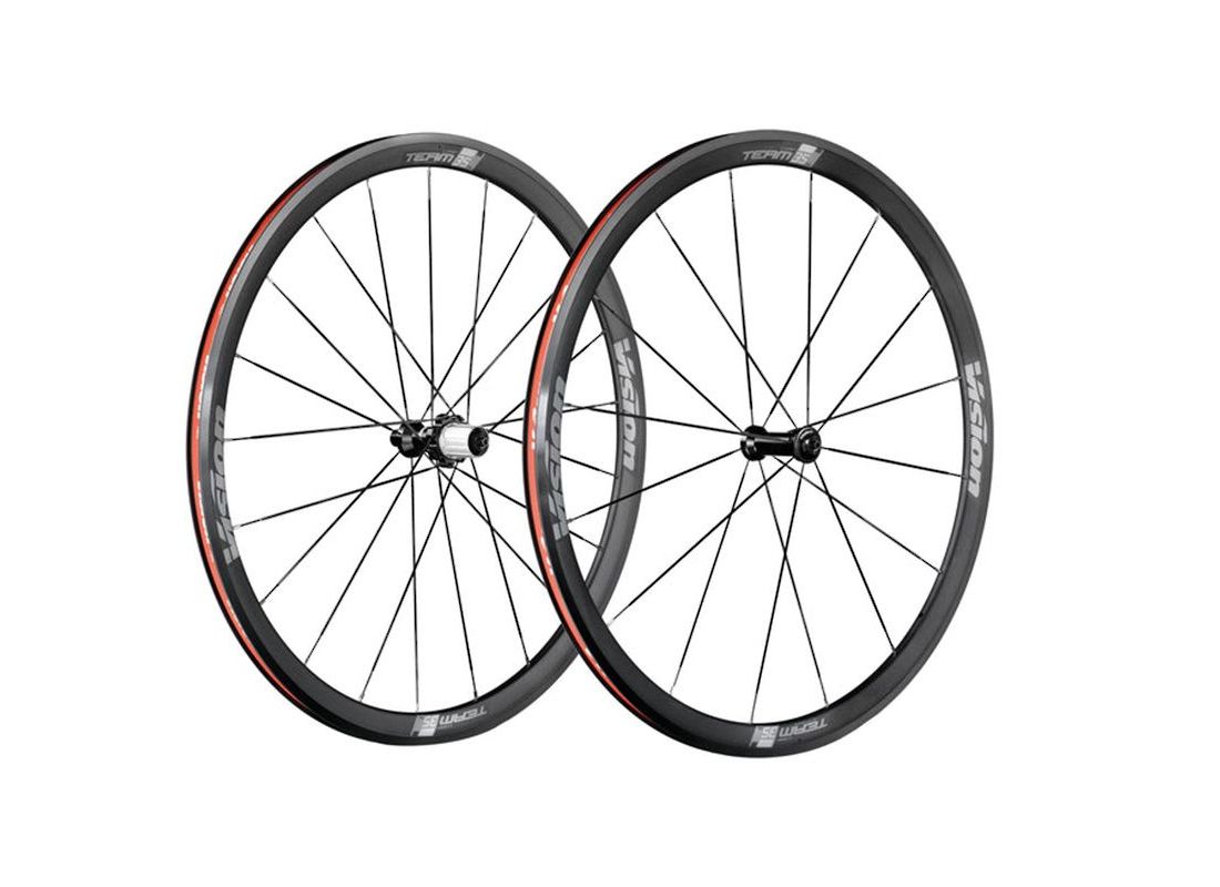 JUEGO DE RUEDAS VISION TEAM 35 COMP SL CUBIERTA SHIMANO 10/1