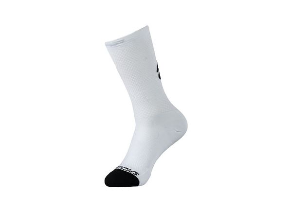 CALCETIN SPECIALIZED VENT TALL BLANCO/NEGRO