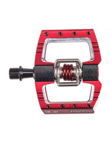 PEDALES AUTOMATICOS CRANK BROTHERS MALLET DH ROJO